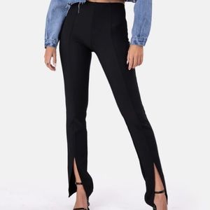 NWT Adika Black Split bottom pants